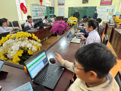 HỌC SINH TRƯỜNG THCS PHÚ LÃM SÔI NỔI TRANH TÀI TẠI "ĐẤU TRƯỜNG TOÁN HỌC VIOEDU"